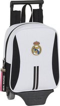 Schoolrugzak met Wielen 805 Real Madrid C.F. 20/21 Wit Zwart