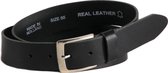 Just Dreamz - Heren riem - Zwart - Leer - 3,5 cm - Bandmaat 105