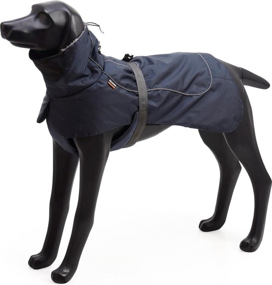 L'élianne ®: Honden Winterjas - Winterjas Hond - Hondenkleren - Hondenkleding - Hondenjas Winter - Donker blauw - SIZE M