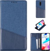 Voor Xiaomi Redmi 8 MUXMA MX109 horizontale flip lederen tas met houder en kaartsleuf en portemonnee (blauw)