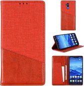 Voor Huawei Mate 20 Lite MUXMA MX109 Horizontale Flip Leren Case met Houder & Kaartsleuf & Portemonnee (Rood)