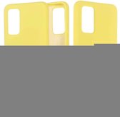 Voor Huawei Honor Play 4T Pro effen kleur vloeibaar siliconen schokbestendig volledige dekking beschermhoes (geel)
