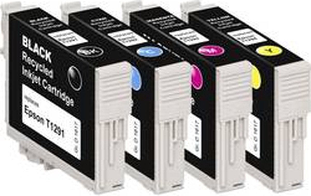 Basetech Inktcartridge vervangt Epson T1295, T1291, T1292, T1293, T1294 Compatibel Combipack Zwart, Cyaan, Magenta, Gee