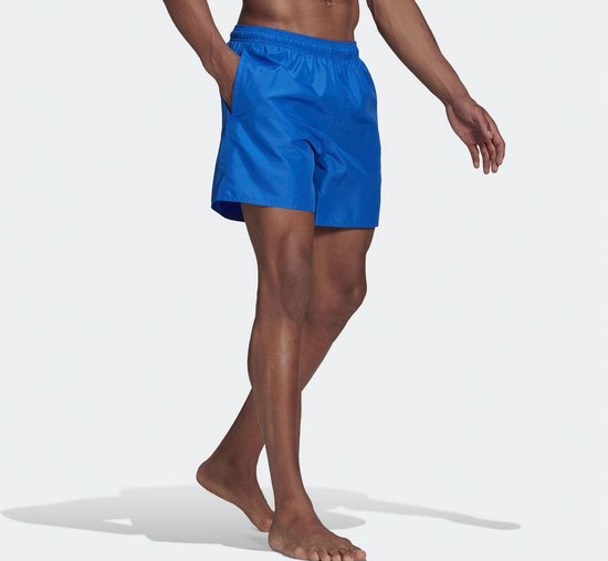 adidas - Solid CLX Swim Shorts - Zwembroek Heren - M - Blauw - adidas