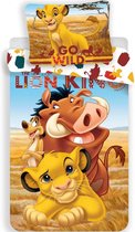 Disney The Lion King - Babydekbedovertrek 100 x 135 cm 40 x 60 cm 100% katoen