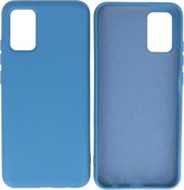 Samsung Galaxy A02s Hoesje Fashion Backcover Telefoonhoesje Navy