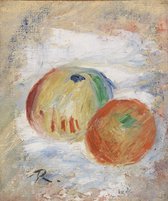 Kunst:  Apples (Pommes), 1875 van Pierre-Auguste Renoir. Schilderij op canvas, formaat is  100X150 CM