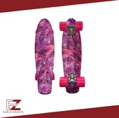 Produits BTB - Penny Board - Pennyboard - Skateboard - Long Board - Cruiser Skate Board - Penny Board pour les Filles - Rose - 22 pouces