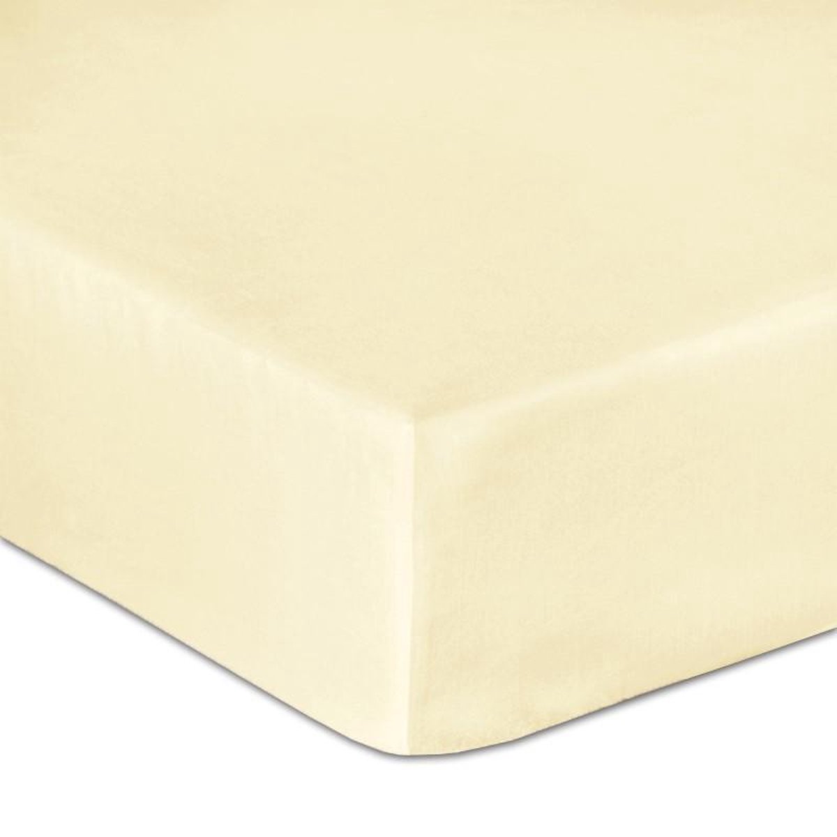 Lotte & Julius Hoeslaken - Jersey - 90 x 200 cm - Creme