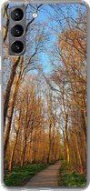 Samsung Galaxy S21 - Smart cover - Transparant - Bomen