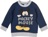 Disney Mickey Mouse sweater - blauw - maat 74 (12 maanden)