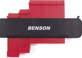 Benson Profielaftaster - Profielmeter - Vergrendelbaar - 125 mm.