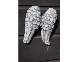 Engelvleugel/angelwings, Om Op Te Hangen Of Neer Te Leggen. Antraciet