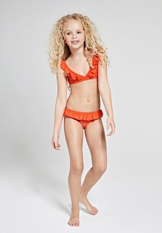 Levendig Katholiek Zeeslak Shiwi Triangel bikini set panama triangle bikini - orange new marmelade -  128 | bol.com