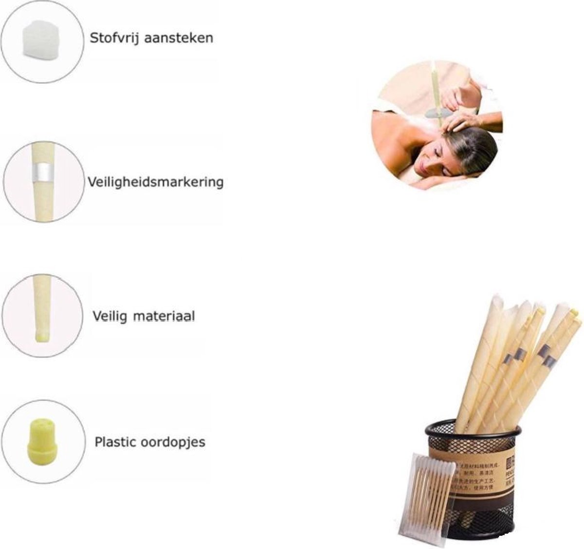 Oorkaarsen Oorsmeer verwijderaar (2 STUKS) Oorkaars Earcandles