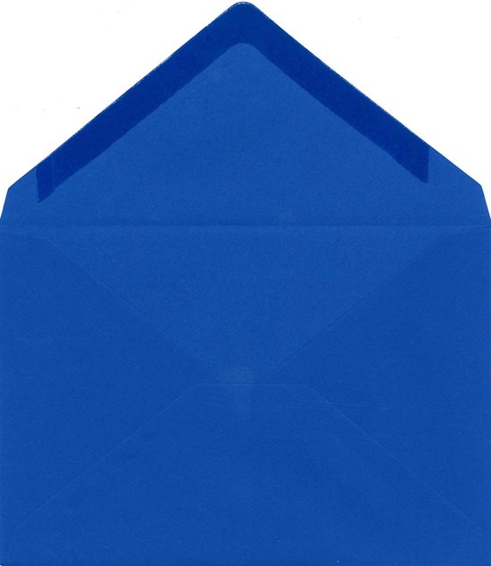 50x Enveloppe colorée - BLEU FONCÉ - 90 grammes - 120 x 176mm