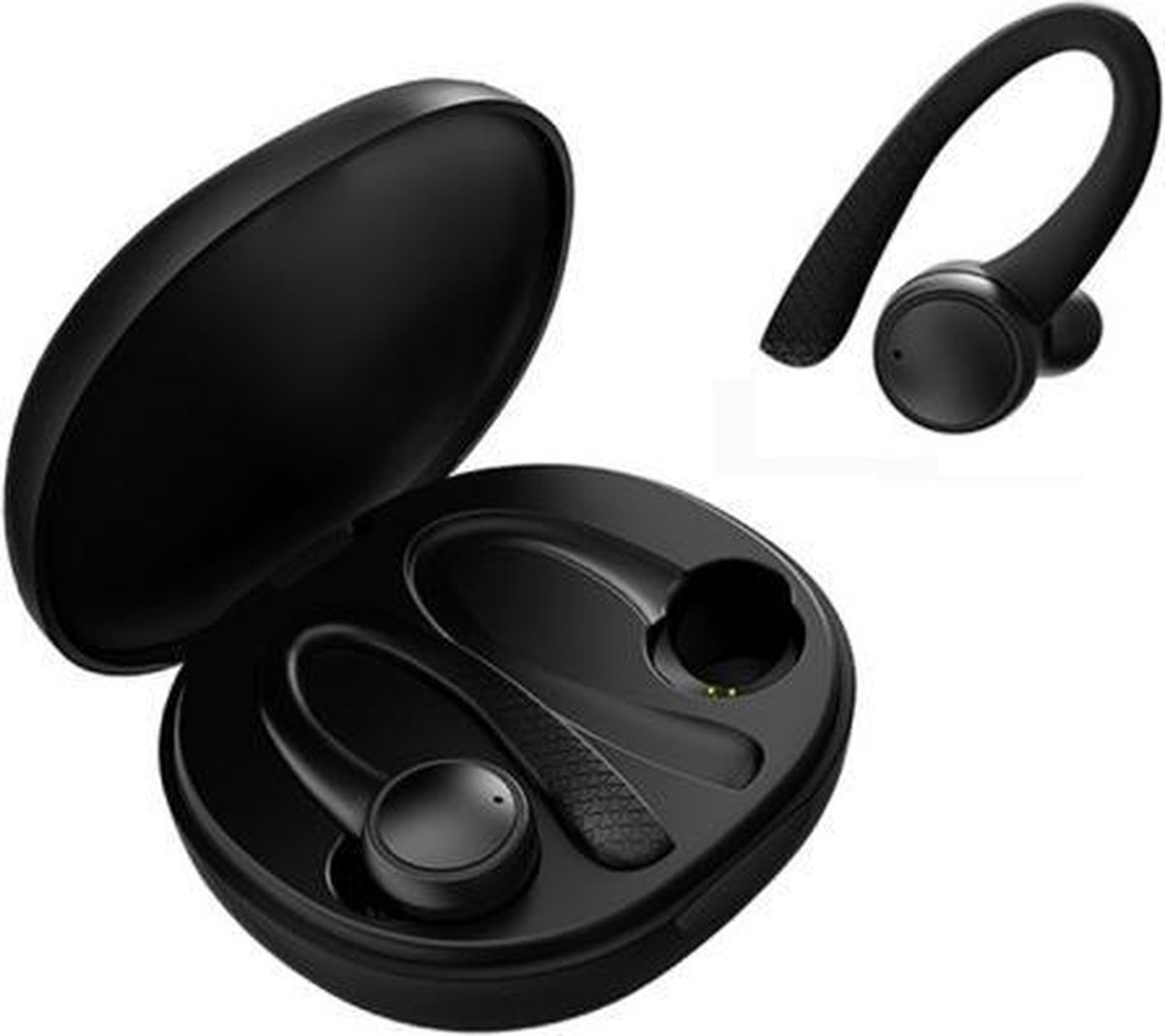 T7 Pro Wireless Sports Dual In-Ear Headset Bluetooth Headset 5.0 (zwart)