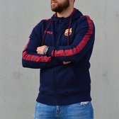 FC Barcelona hoodie met rits - volwassenen - maat L - blauw
