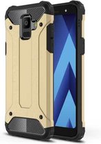 Magic Armor TPU + PC combinatiehoes voor Galaxy A6 (2018) (goud)