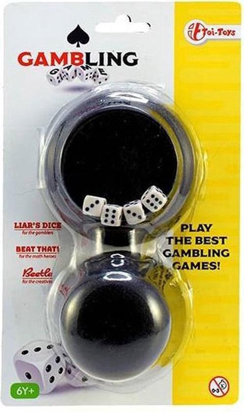 Afbeelding van het spel Toi-toys Gambling / Casino game -  Zwart - Ø 8cm