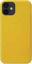 ADEL Tarwe Stro TPU Back Cover Softcase Hoesje Geschikt voor iPhone 12 Mini - Duurzaam Afbreekbaar Milieuvriendelijk Geel