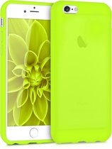kwmobile telefoonhoesje voor Apple iPhone 6 / 6S - Hoesje voor smartphone - Back cover in neon geel