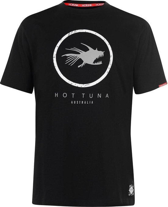 Hot Tuna Printed T-Shirt - Maat XL - Heren - Zwart | bol.com