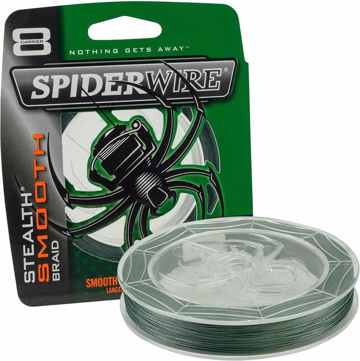 SpiderWire Stealth Smooth 8 - Moss Green - 26.4kg - 0.29mm - 150m - Groen