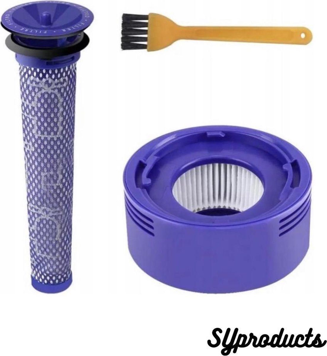 HEPA Filter Set voor Stofzuiger Geschikt voor Dyson Steelstofzuiger V7 en V8...