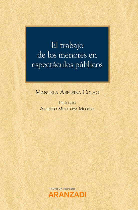 El trabajo de los menores en espectáculos públicos - cover