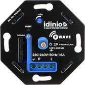 Gradateur Proventa Smart Z-Wave Plus WIFI avec cadre de protection - 0-300W - Convient pour Homey & Fibaro