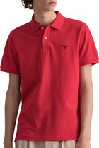 Gant Summer Pique Rugger Polo  Poloshirt - Mannen - rood