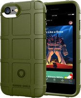 Voor iPhone SE 2020 Volledige dekking schokbestendige TPU Case (Army Green)