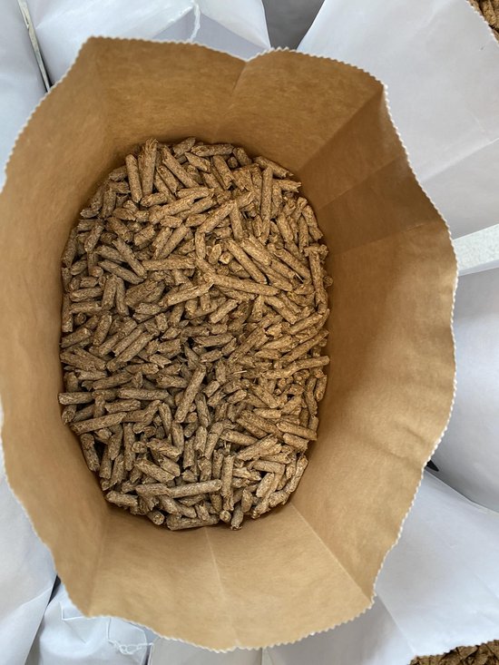 GOOED Olifantsgras pellets - papieren stazak - 5kg / 25 liter - het  duurzame... | bol.com