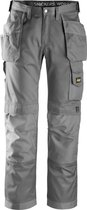 Snickers Workwear DuraTwill Broek met holsterpockets 3212 grijs 104