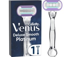 Gillette Venus Deluxe Smooth Platinum Scheersysteem Voor Vrouwen - Scheermes