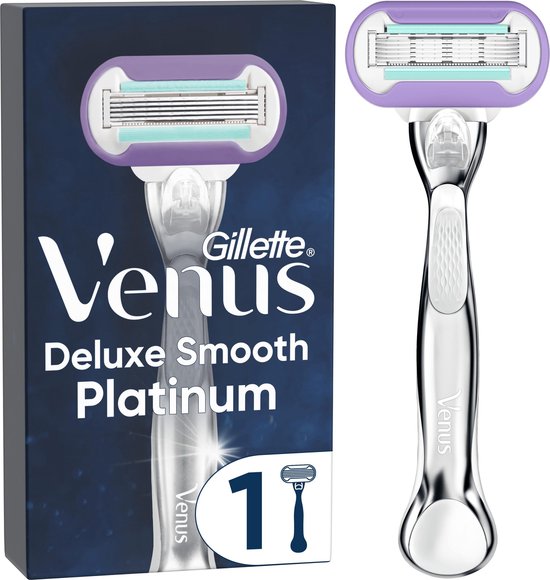 Gillette Venus Deluxe Smooth Platinum Scheersysteem Voor Vrouwen - Scheermes