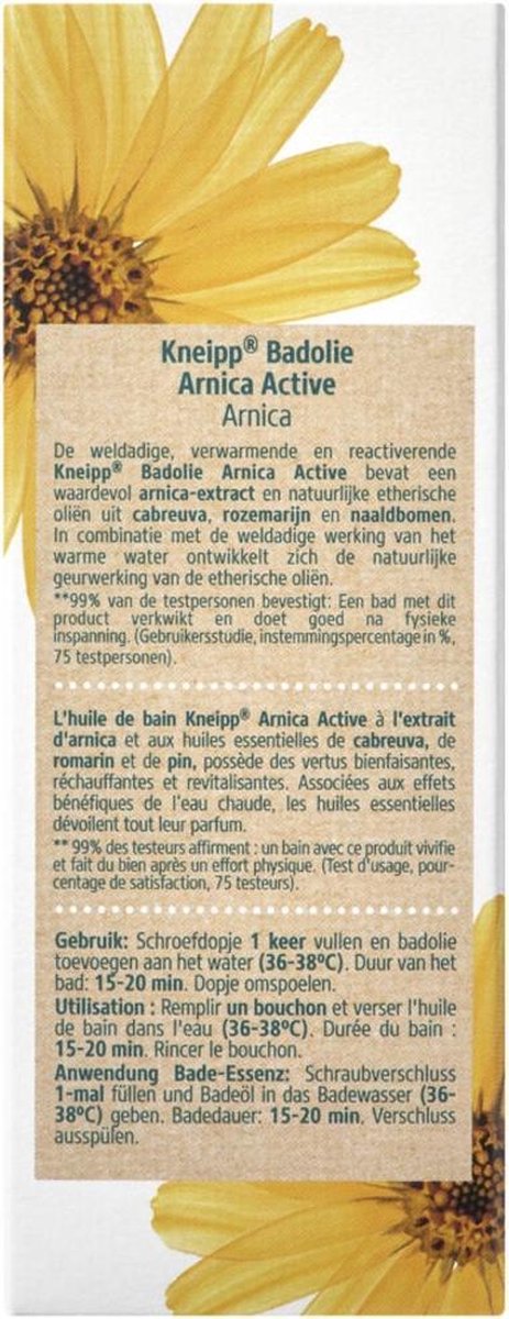 Kneipp Arnica Active - Badolie | bol.com