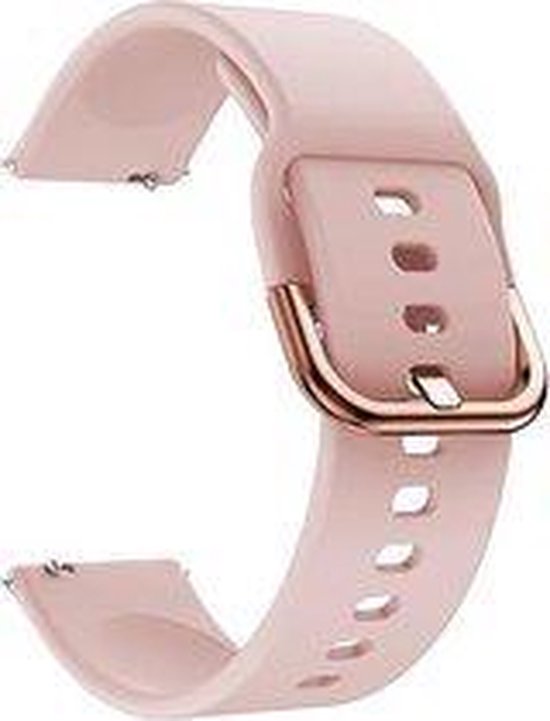 Horlogeband van Siliconen voor LG G Watch / G Watch R / Urbane | 22 mm | Horloge Band - Horlogebandjes | Lichtroze