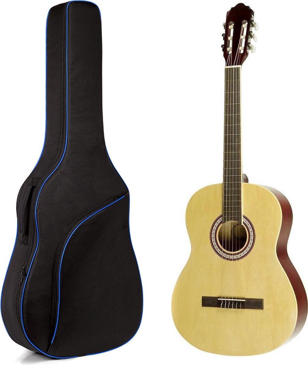 Voorlopige naam analogie Ounce Gitaartas voor klassieke of Spaanse gitaar 8 mm voering Gitaarhoes - 39  inch | bol.com
