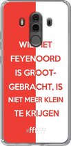 6F hoesje - geschikt voor Huawei Mate 10 Pro -  Transparant TPU Case - Feyenoord - Grootgebracht #ffffff
