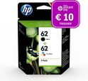 HP 62 - Inktcartridge kleur & zwart + Instant 