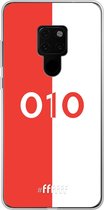 6F hoesje - geschikt voor Huawei Mate 20 -  Transparant TPU Case - Feyenoord - 010 #ffffff