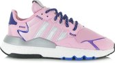 adidas Nite Jogger W Dames Sneakers - True Pink/Silver Met./Collegiate Purple - Maat 41 1/3