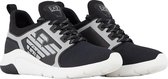 EA7 Sneakers - Maat 44 2/3 - Mannen - zwart - zilver
