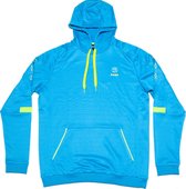 Padl Hooded sweater - sr - Ocean blue/fluo yellow - S