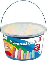 Playground Stoepkrijt 37 stuks in Ton - Speelgoed - Creatief