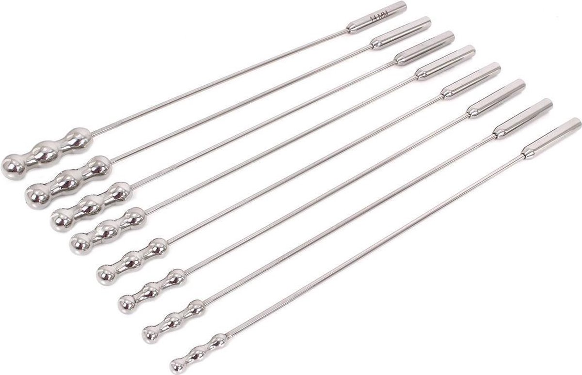Goedkoopste Urethral Sound Dilator Beads 8 Pcs Set | Kiotos Steel