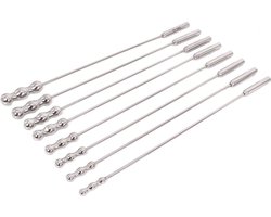 Kiotos - Urethral Sound Rosebud Dilators - Set Van 8 Stuks