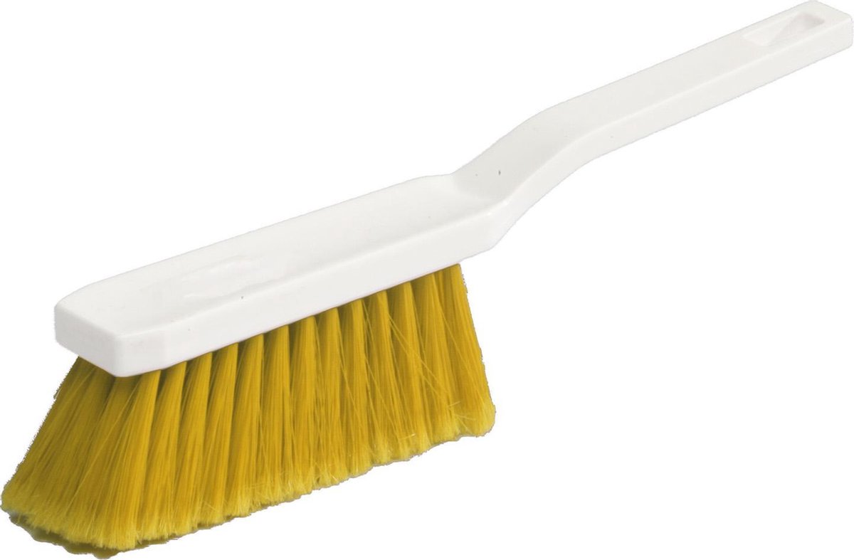 Goedkoopste Rilsan Borstel - Handborstel - Veger - Stoffer - Gehoekt - Gepluimd - 29 cm - 7045FG